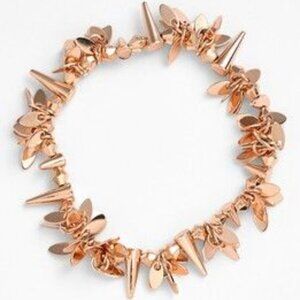 Nordstrom Rose Gold Spiky Stretch Bracelet
